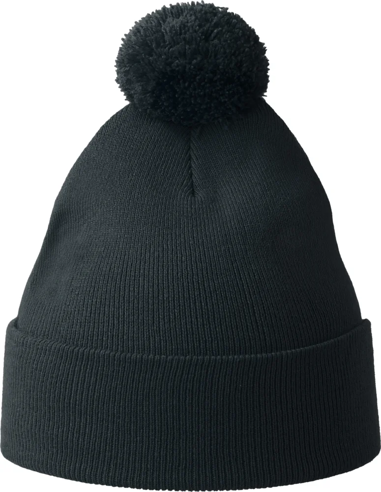 Strickmütze mit Pompon