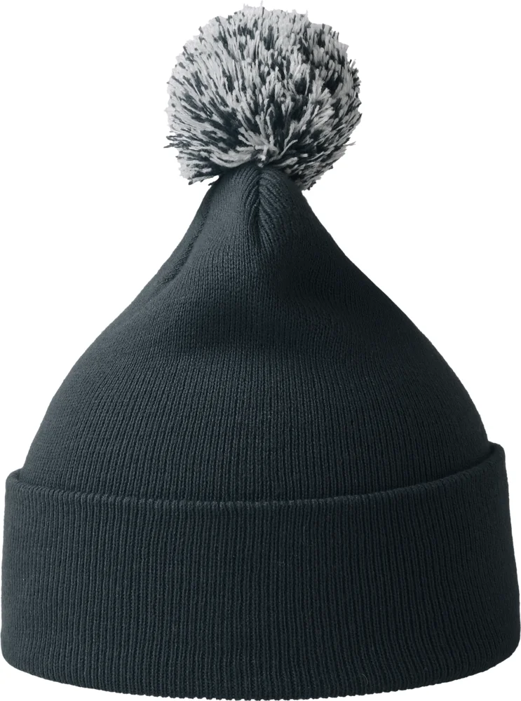 Strickmütze mit Pompon