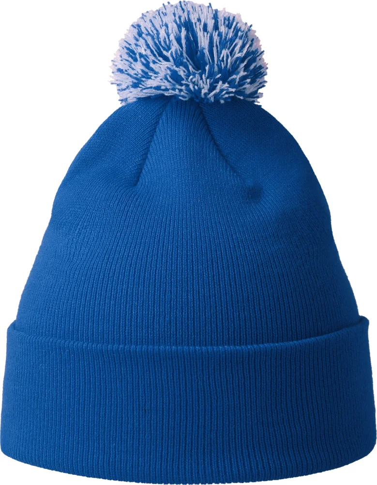Strickmütze mit Pompon