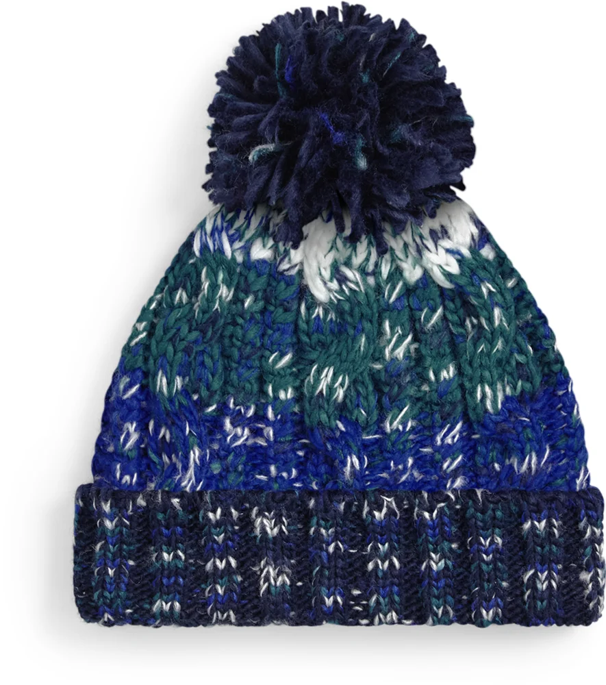 Strickmütze mit Pompon "Corkscrew"