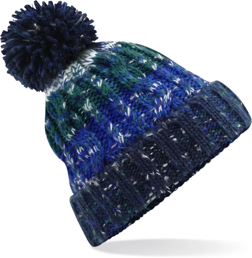 Strickmütze mit Pompon "Corkscrew"