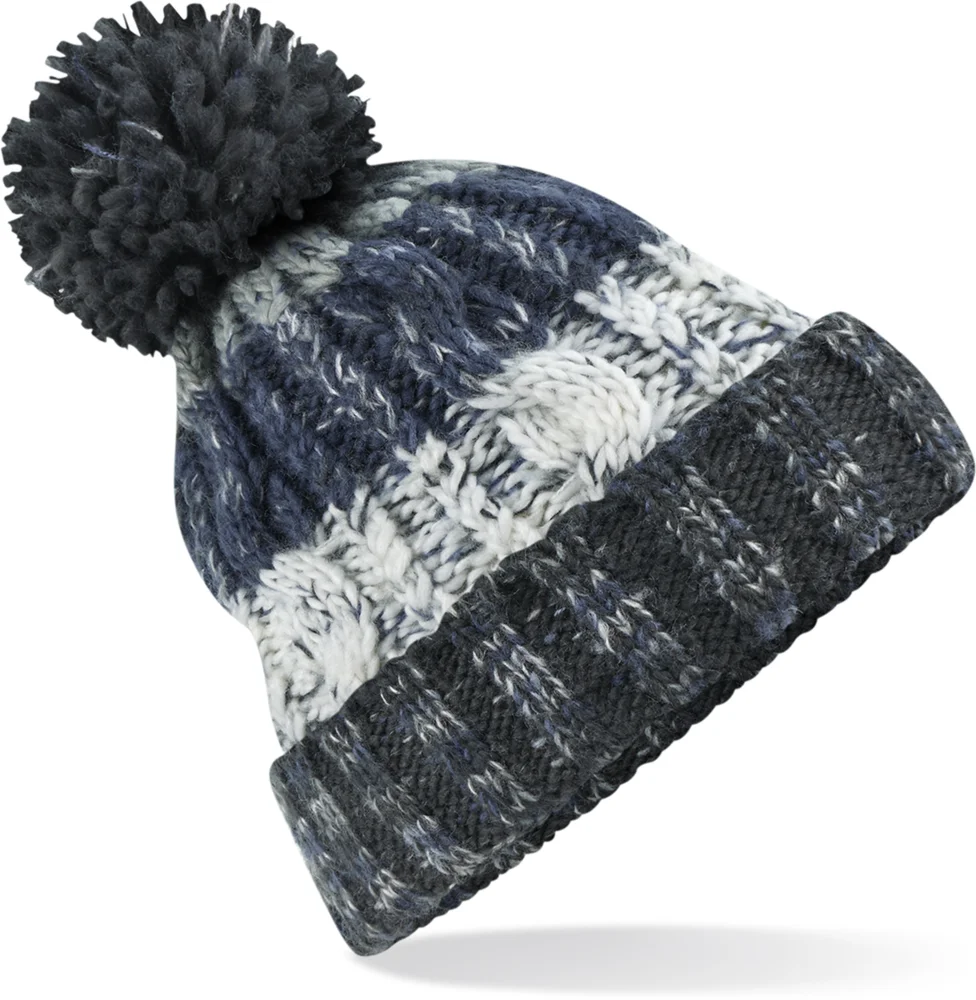 Strickmütze mit Pompon "Corkscrew"