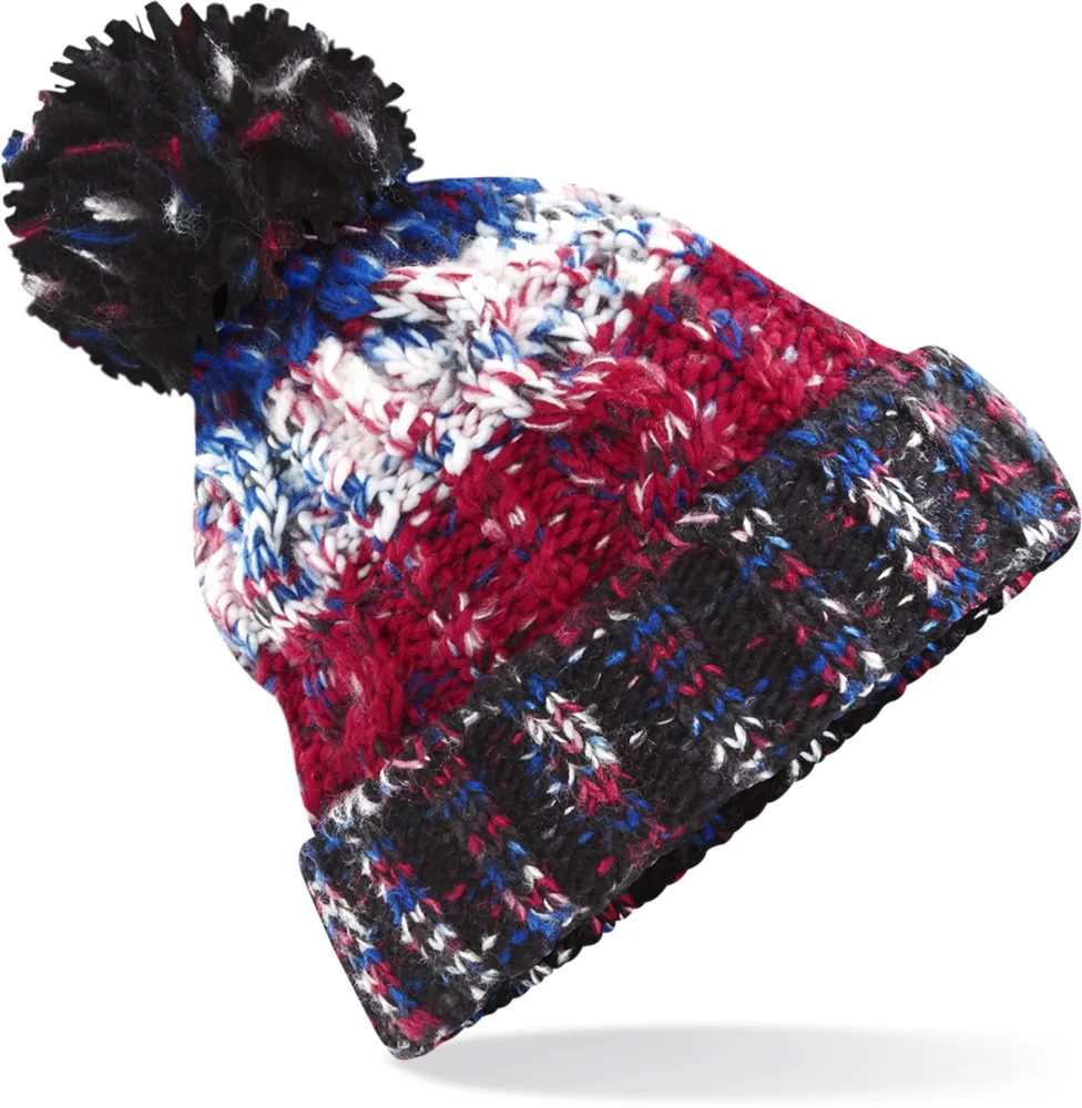Strickmütze mit Pompon "Corkscrew"
