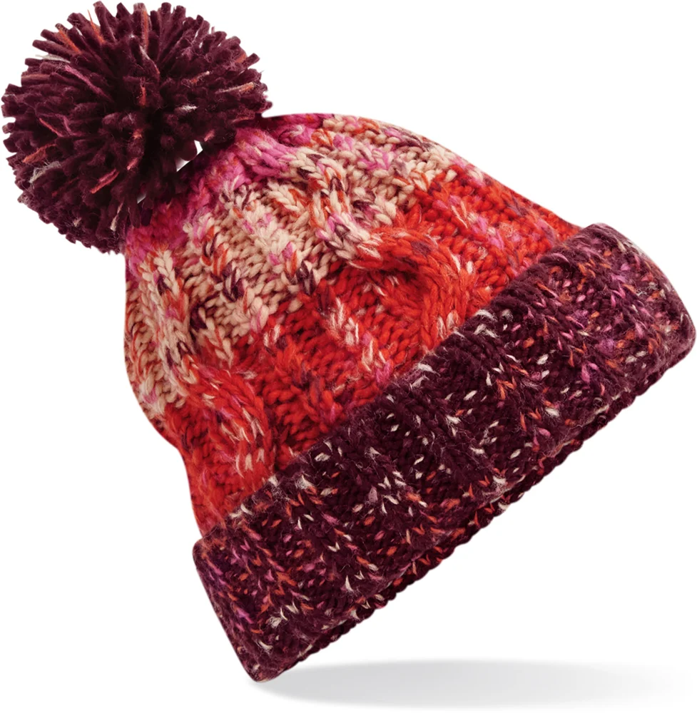 Strickmütze mit Pompon "Corkscrew"