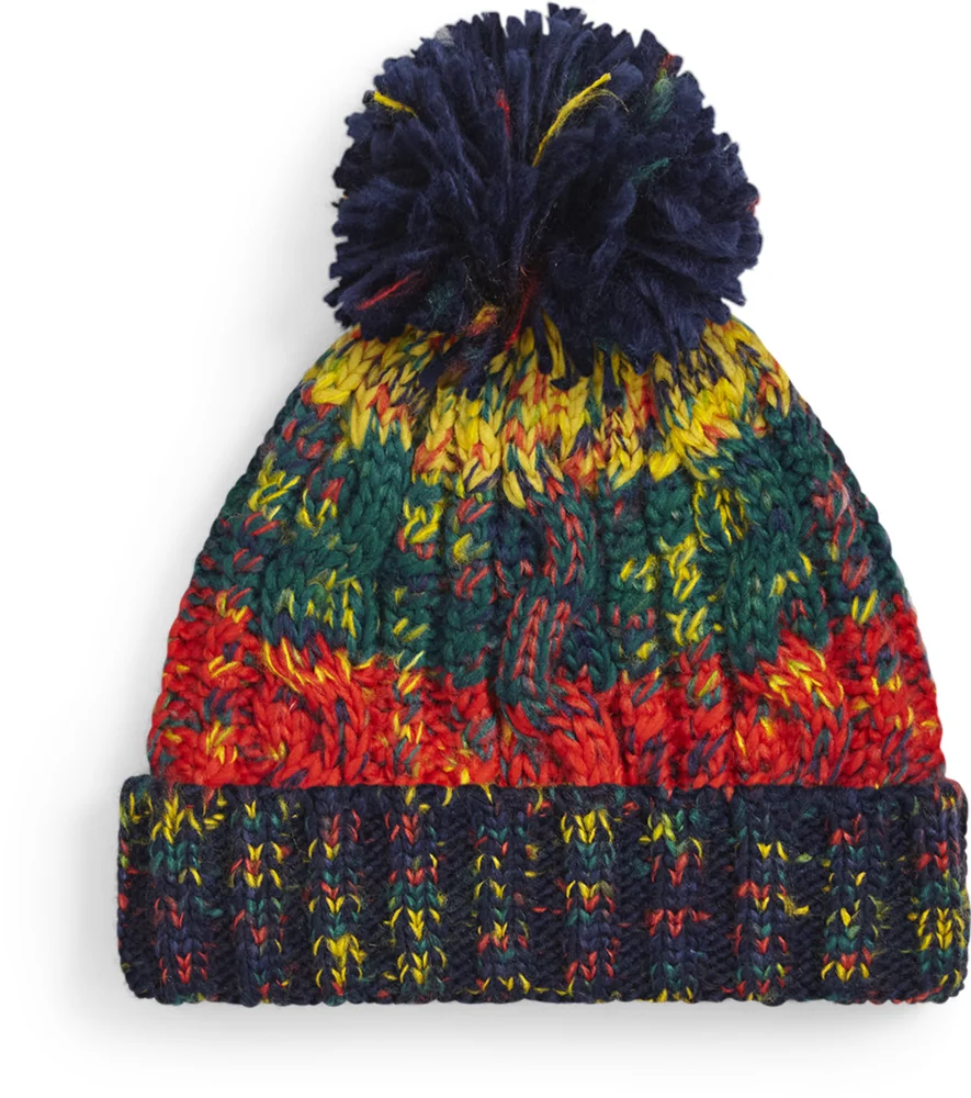 Strickmütze mit Pompon "Corkscrew"