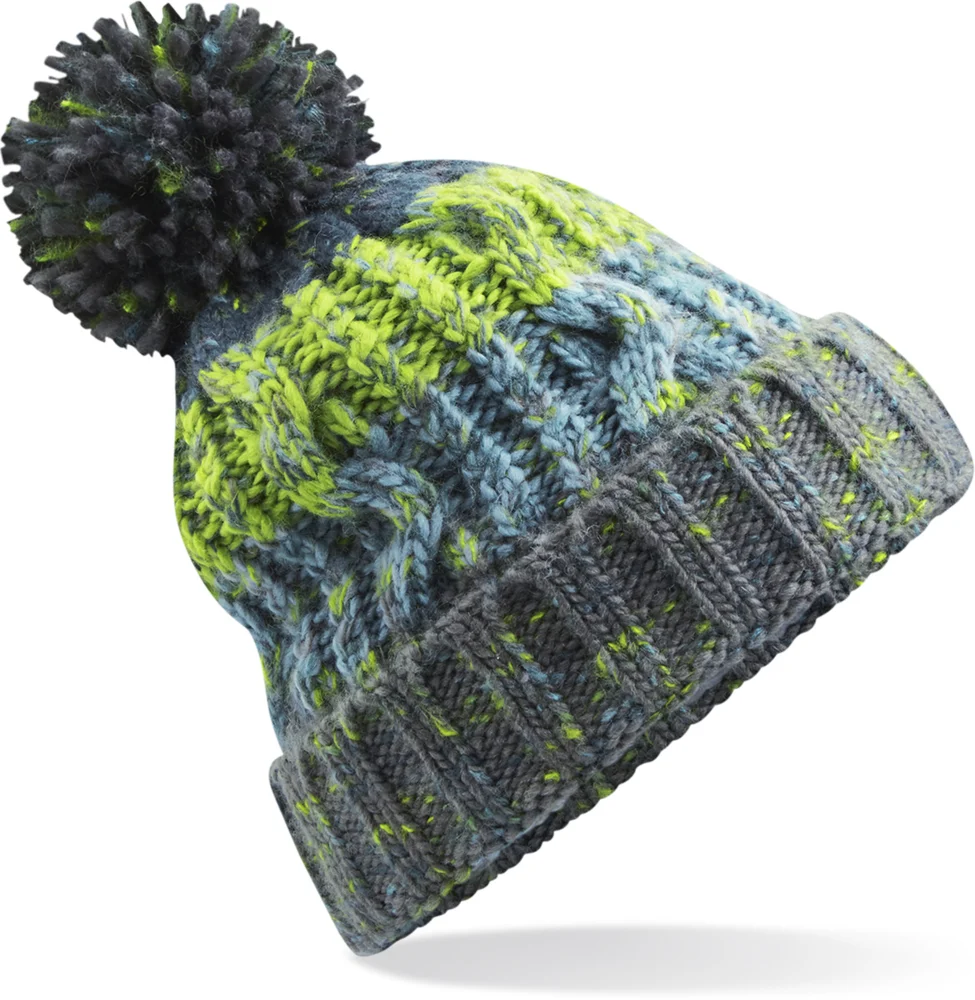 Strickmütze mit Pompon "Corkscrew"