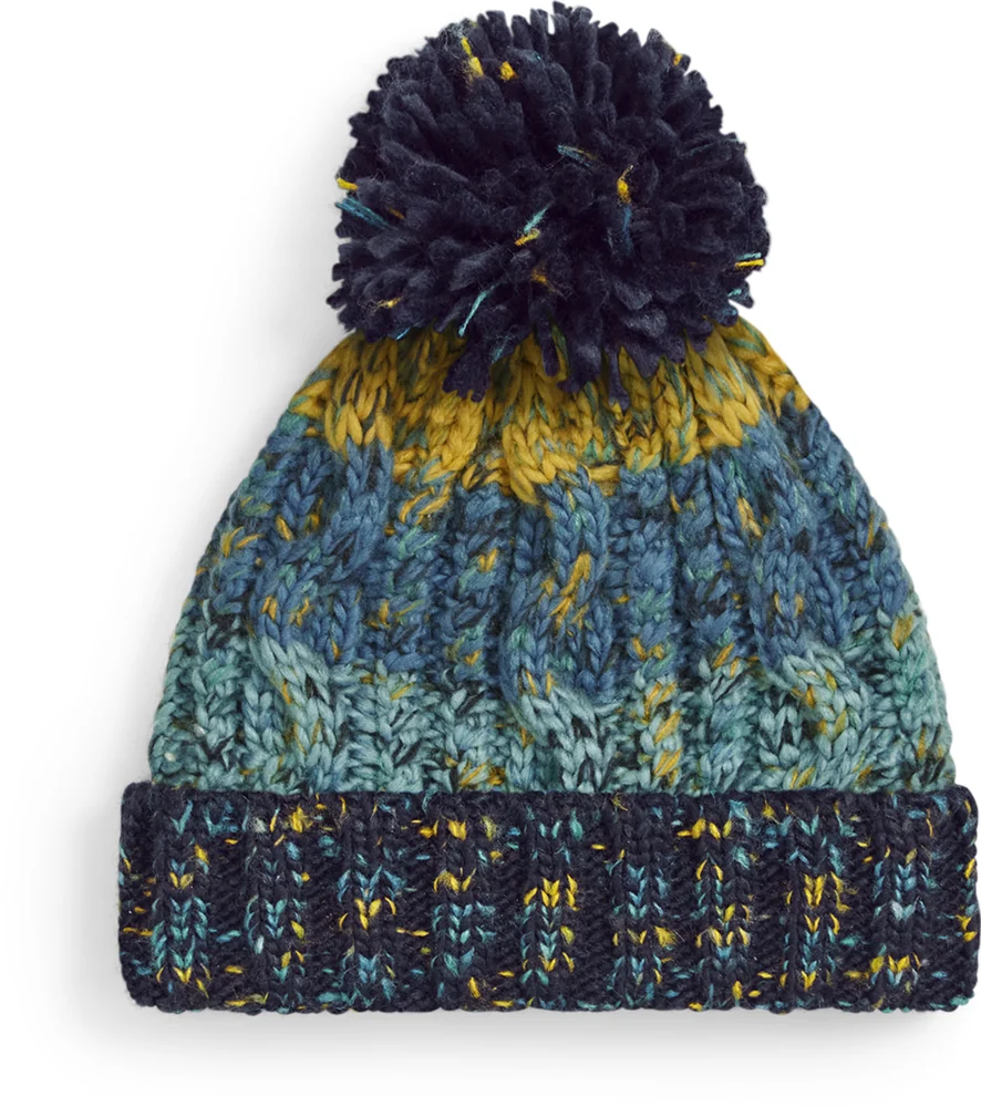Strickmütze mit Pompon "Corkscrew"