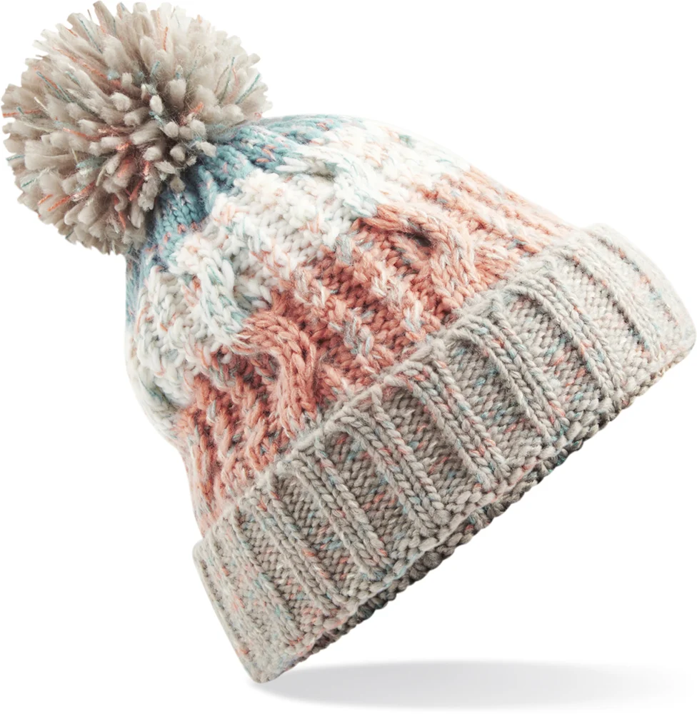 Strickmütze mit Pompon "Corkscrew"