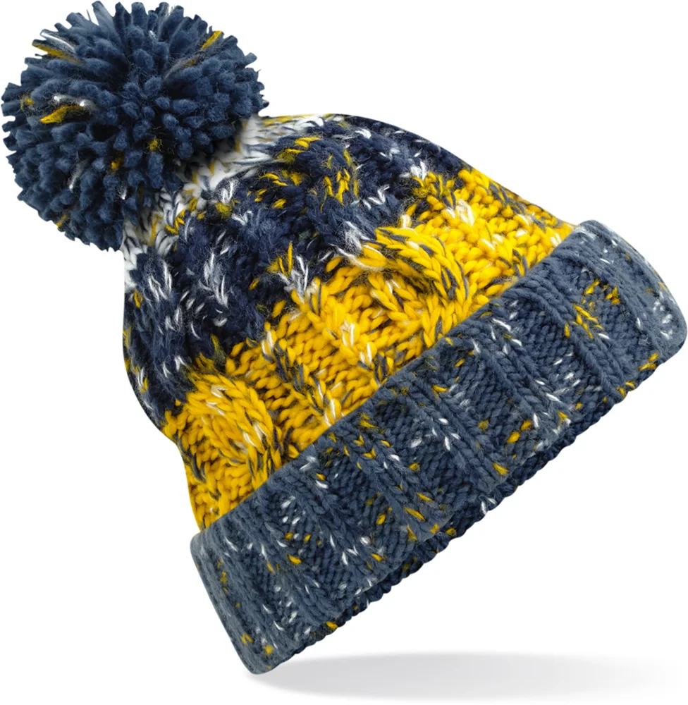 Strickmütze mit Pompon "Corkscrew"
