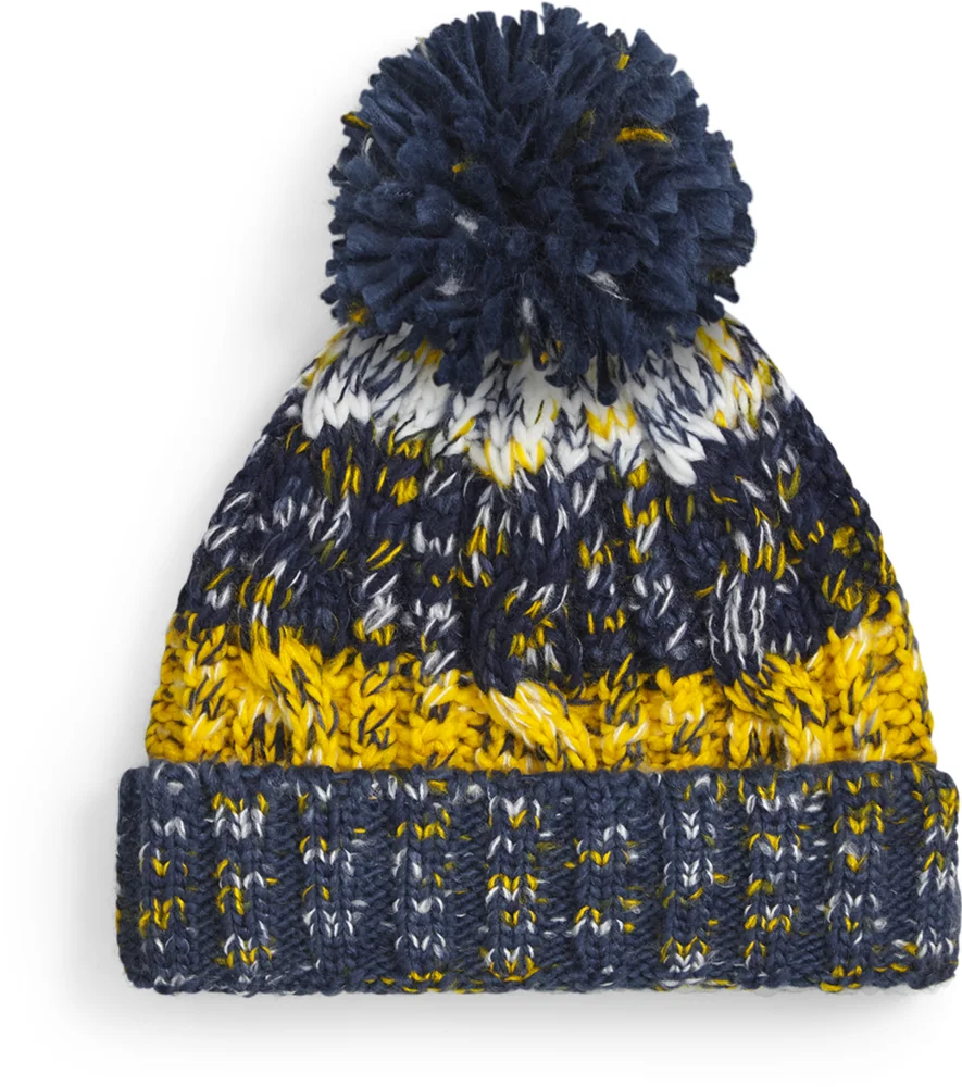 Strickmütze mit Pompon "Corkscrew"