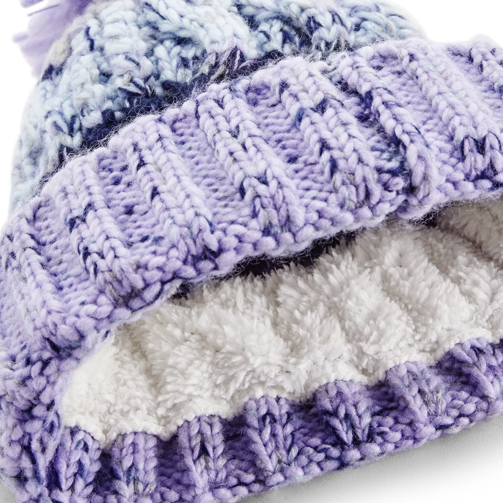 Strickmütze mit Pompon "Corkscrew"