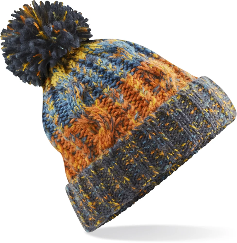 Strickmütze mit Pompon "Corkscrew"