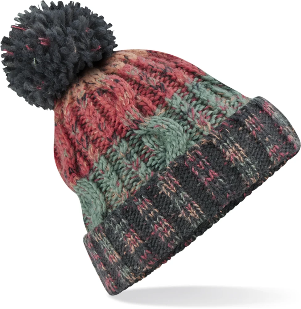Strickmütze mit Pompon "Corkscrew"