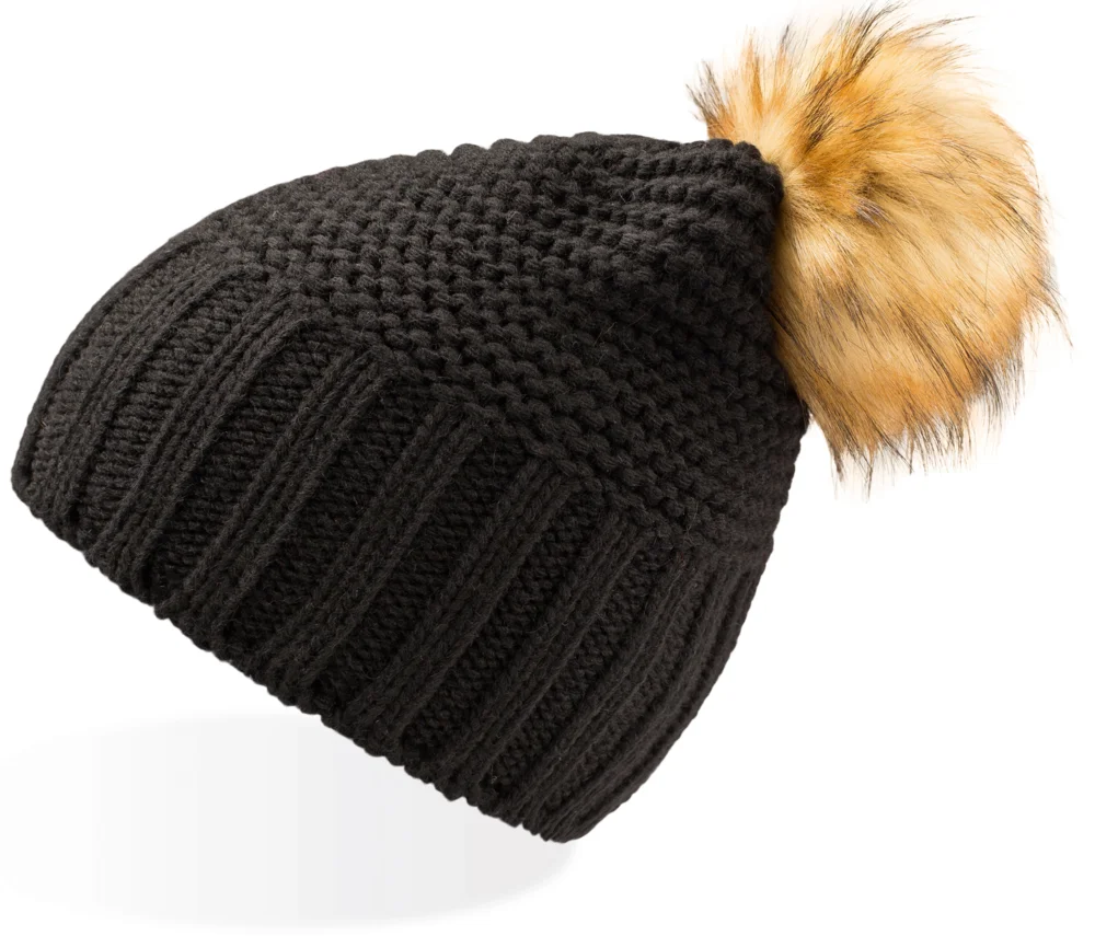 Strickmütze mit Pompon "Monte Bianco"