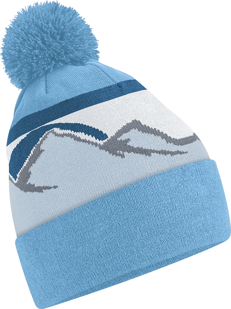 Strickmütze mit Pompon "Mountain Peaks"