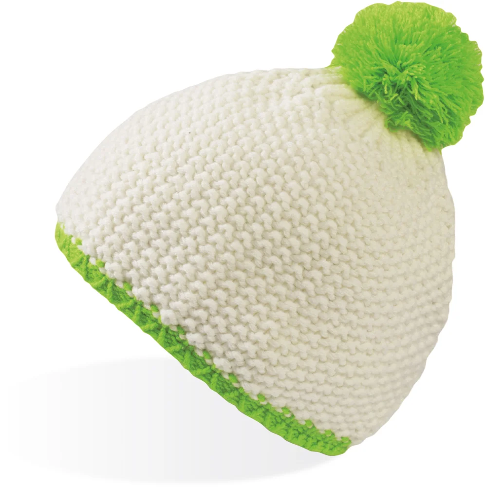 Knitted Hat with Pompom "Peak"