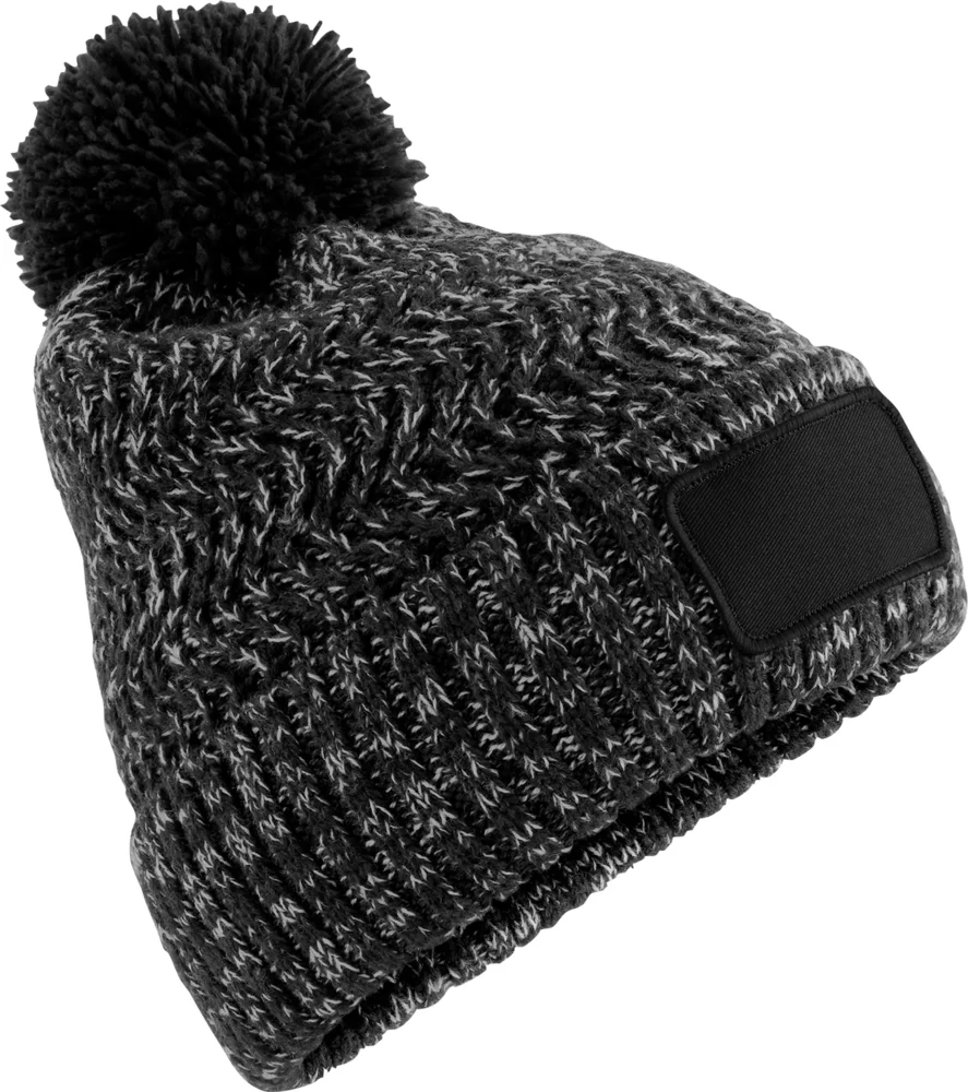 Strickmütze mit Pompon "Ramble Patch"