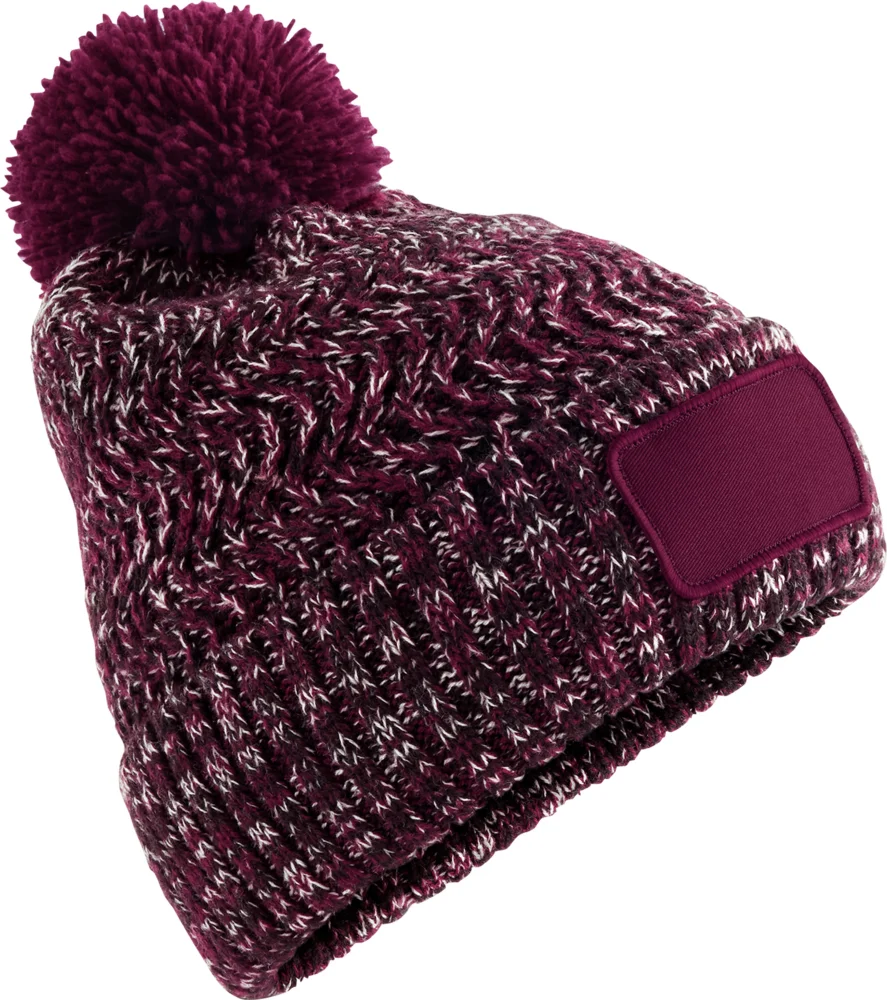 Strickmütze mit Pompon "Ramble Patch"