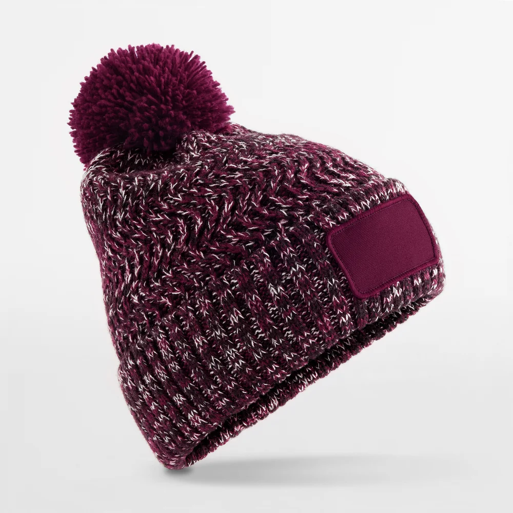 Strickmütze mit Pompon "Ramble Patch"