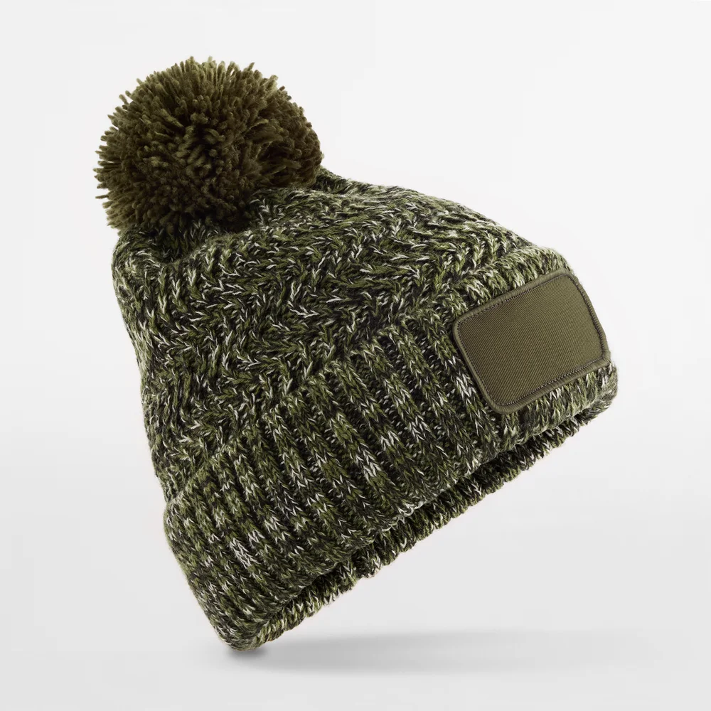 Strickmütze mit Pompon "Ramble Patch"
