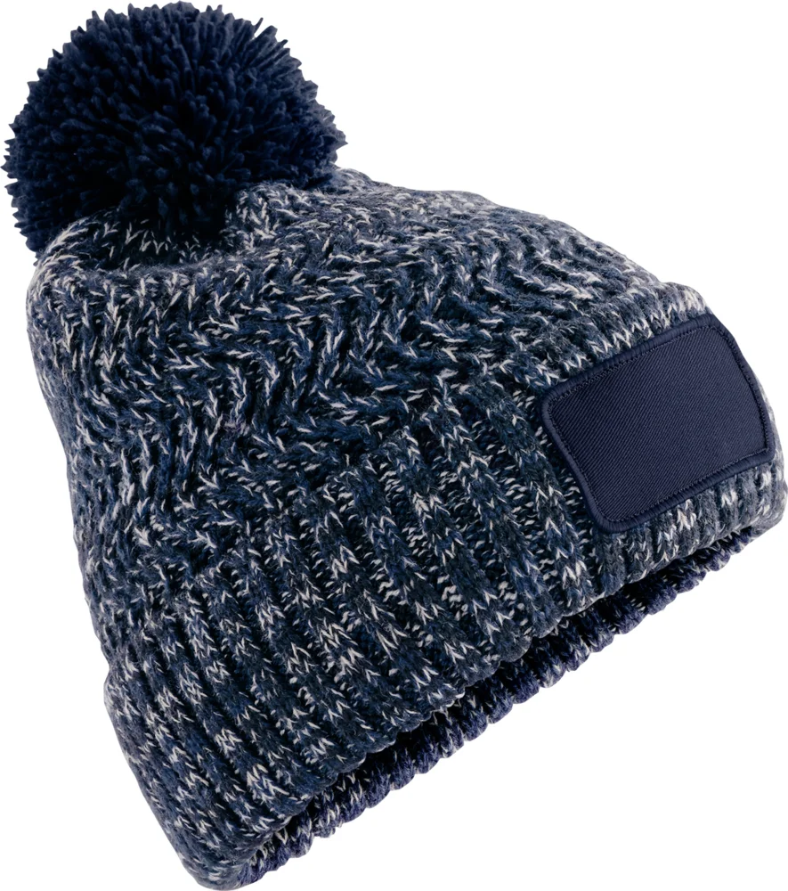 Strickmütze mit Pompon "Ramble Patch"