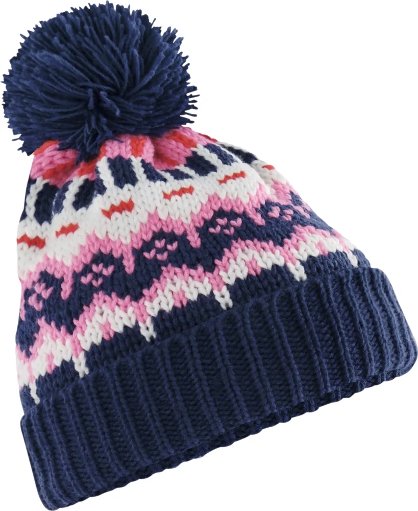 Strickmütze mit Pompon "Retro Ski"