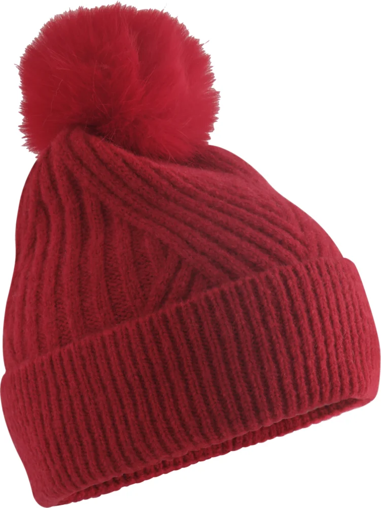 Strickmütze mit Pompon "Snow Luxe"