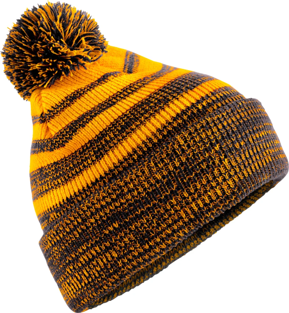 Strickmütze mit Pompon "Team Stripe"