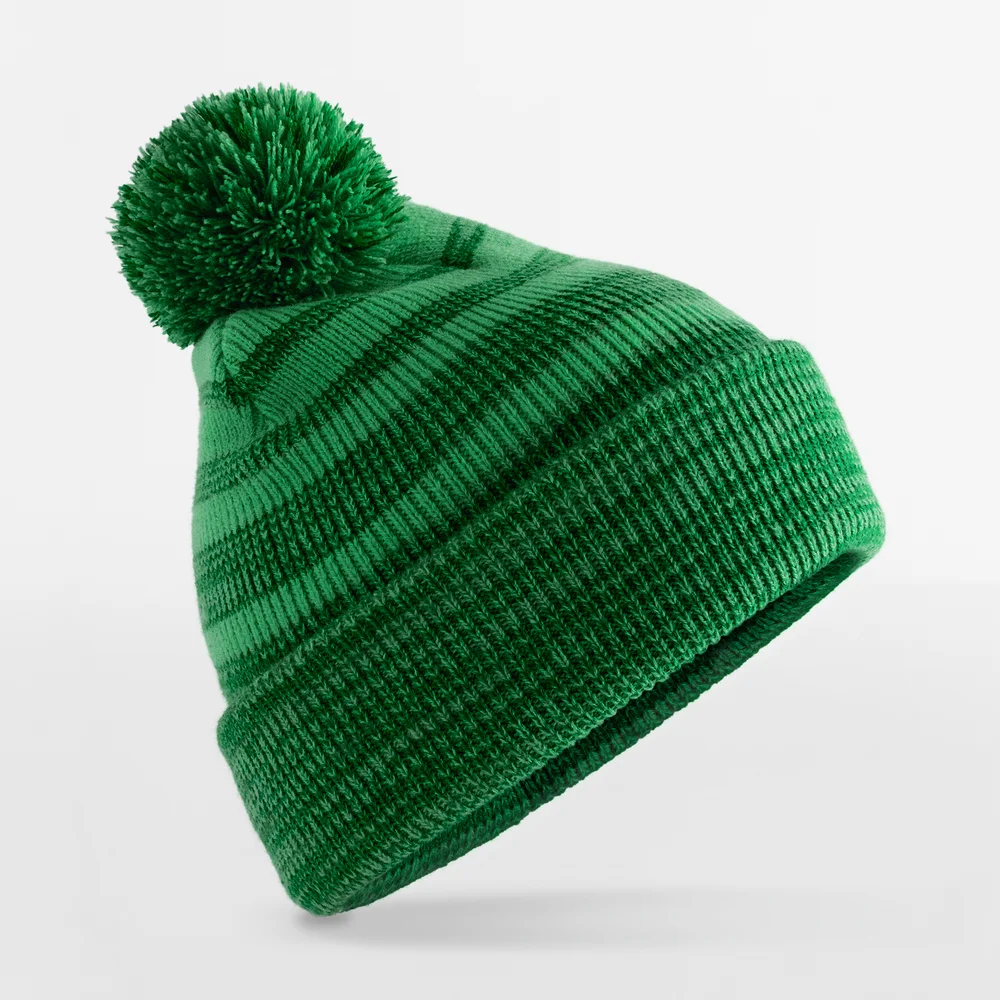 Strickmütze mit Pompon "Team Stripe"