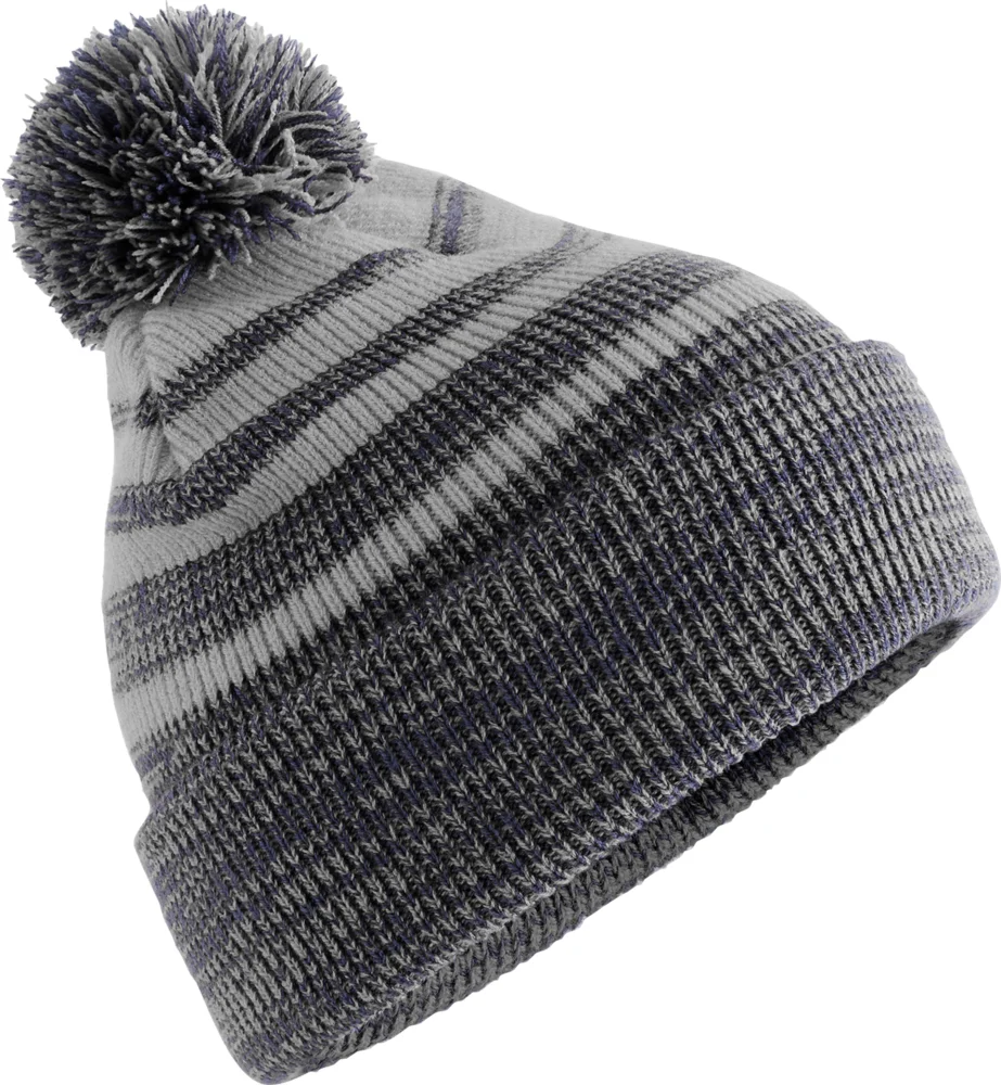 Strickmütze mit Pompon "Team Stripe"