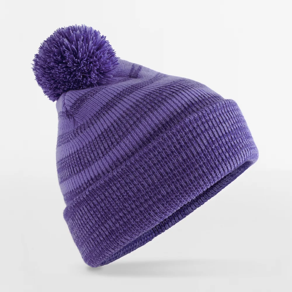 Strickmütze mit Pompon "Team Stripe"