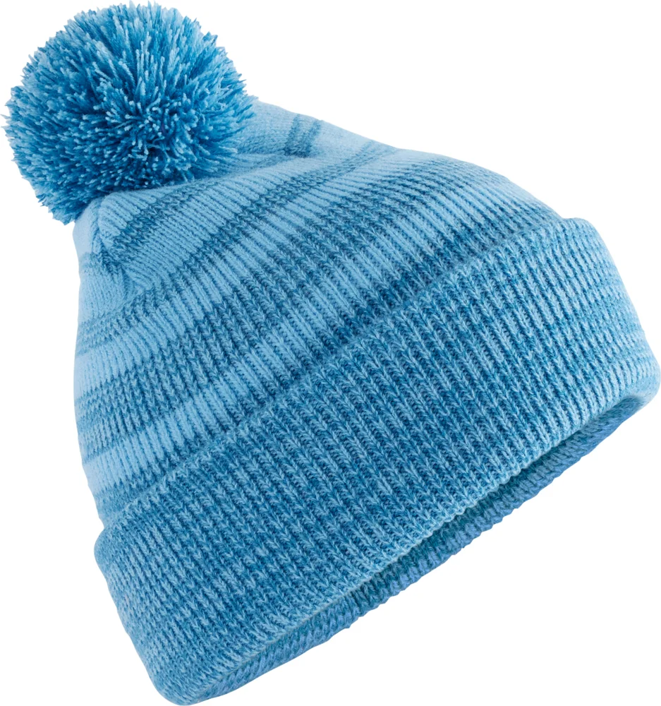 Strickmütze mit Pompon "Team Stripe"