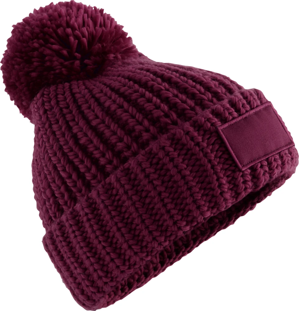 Strickmütze mit Pompon "Toasty Patch"