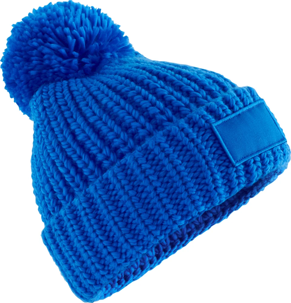 Strickmütze mit Pompon "Toasty Patch"