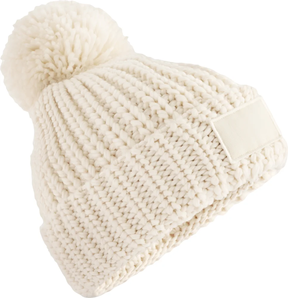 Strickmütze mit Pompon "Toasty Patch"