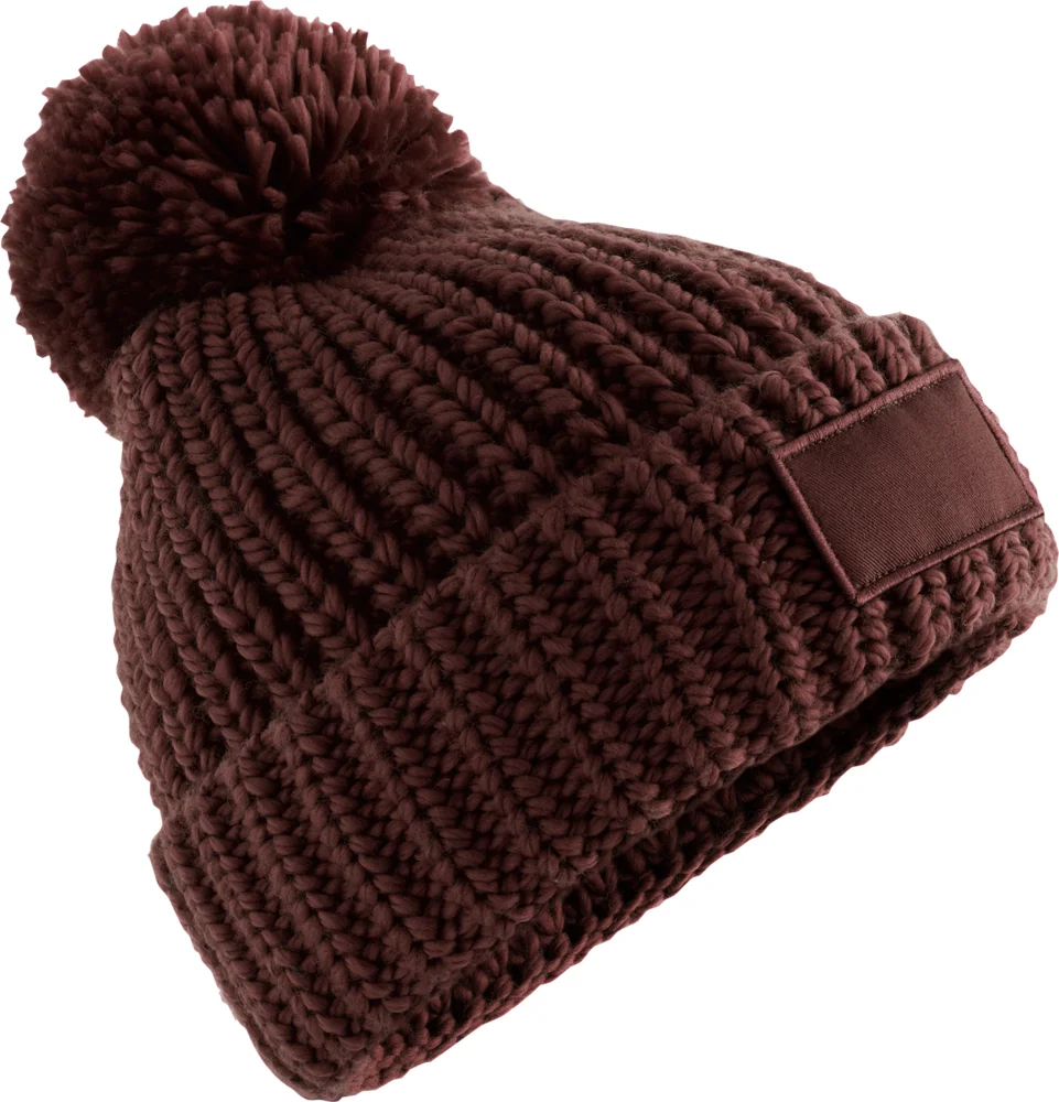 Strickmütze mit Pompon "Toasty Patch"