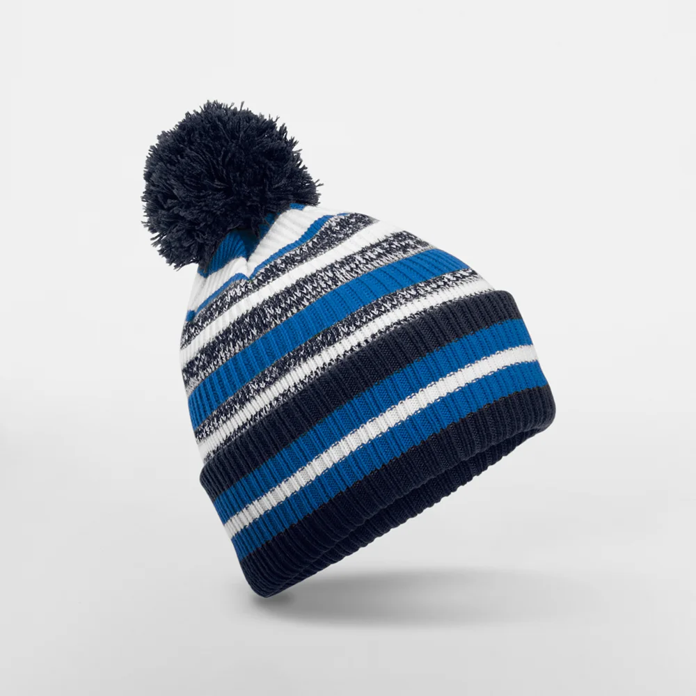 Strickmütze mit Streifen "Fan"