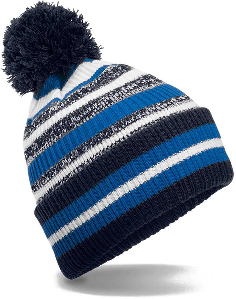 Strickmütze mit Streifen "Fan"