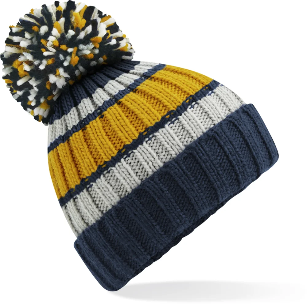Beanie with Stripes "Hygge"