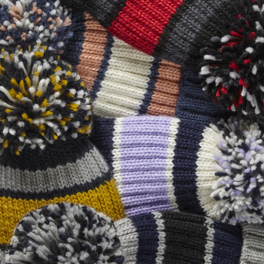 Beanie with Stripes "Hygge"