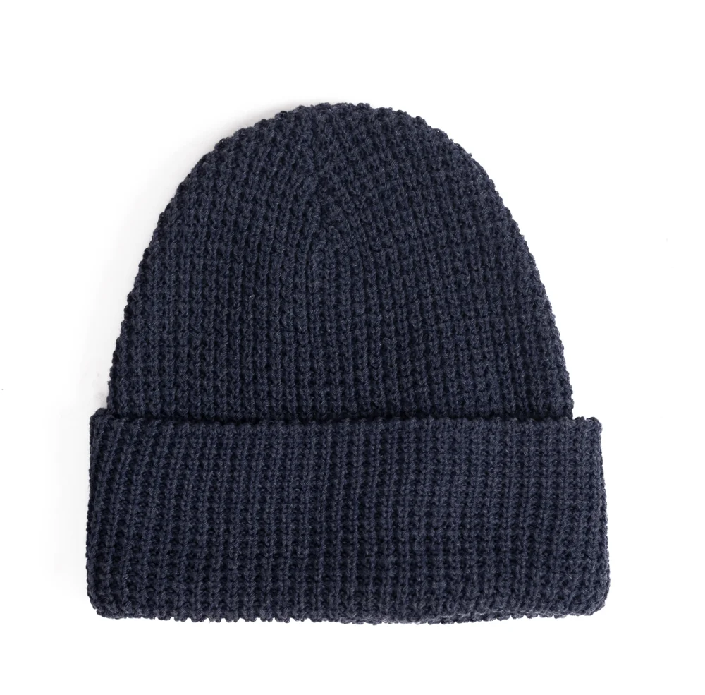 Strickmütze mit Waffelstrick