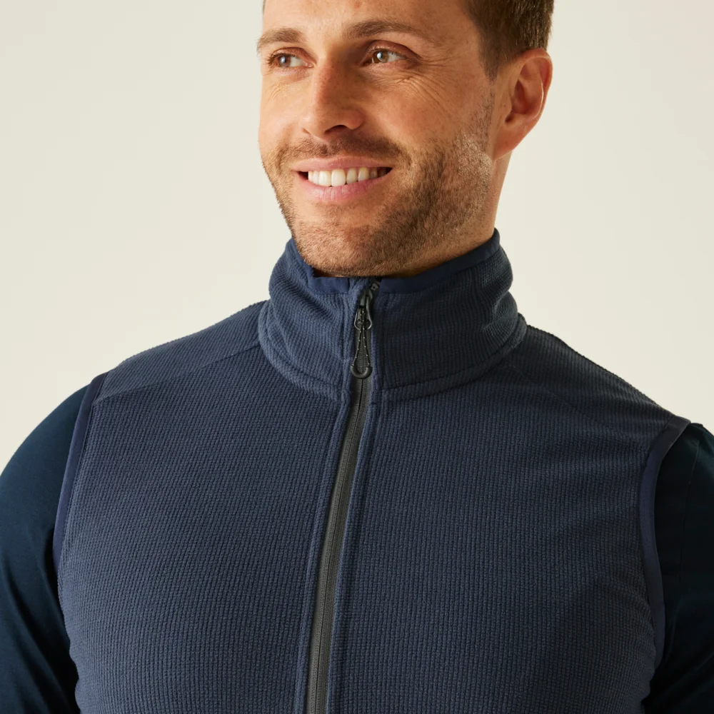 Struktur Fleece Weste "Navigate"