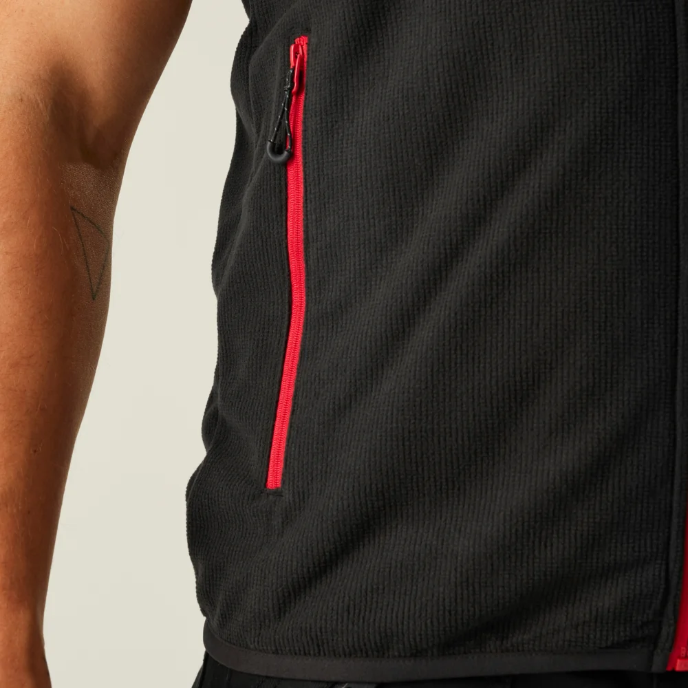 Struktur Fleece Weste "Navigate"