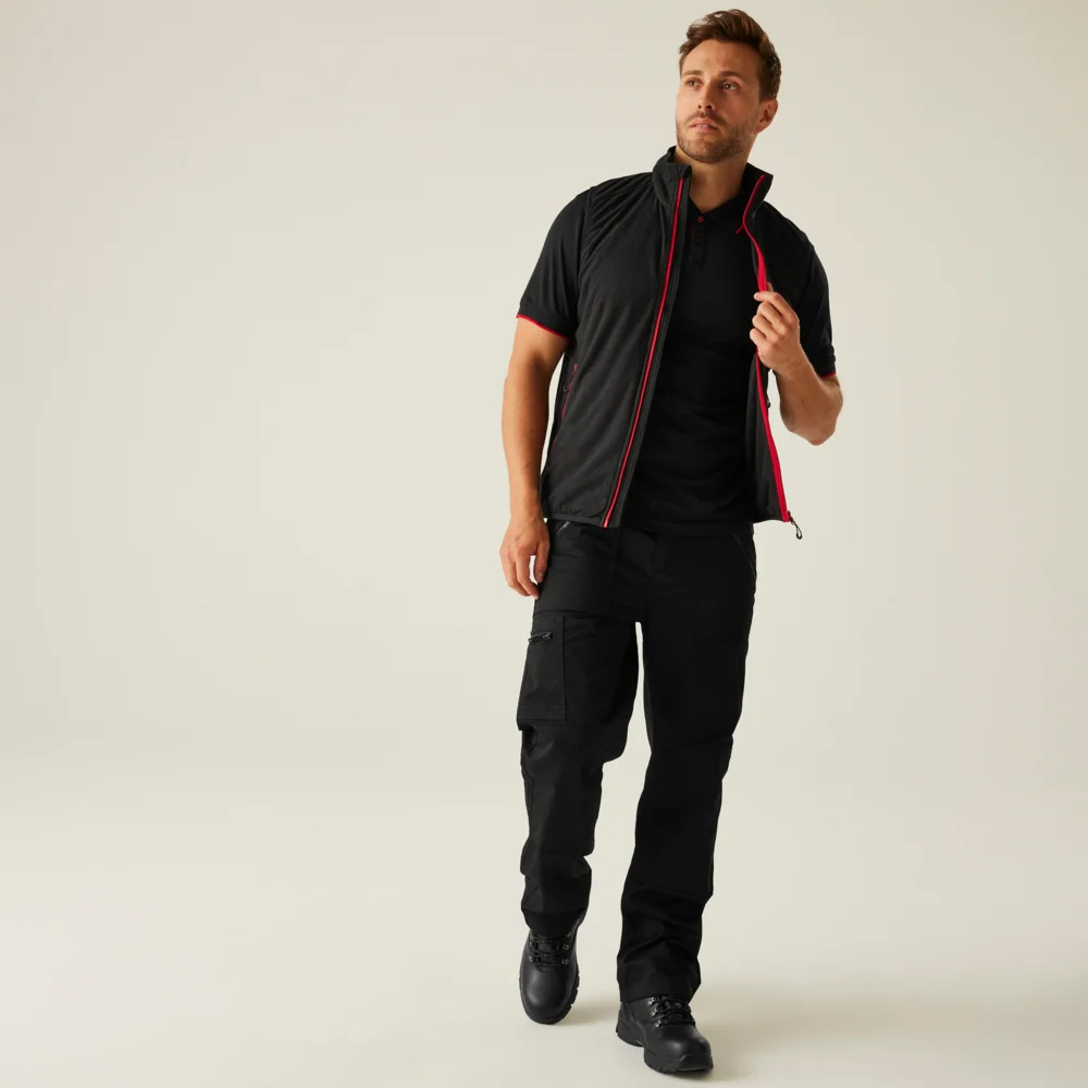 Struktur Fleece Weste "Navigate"