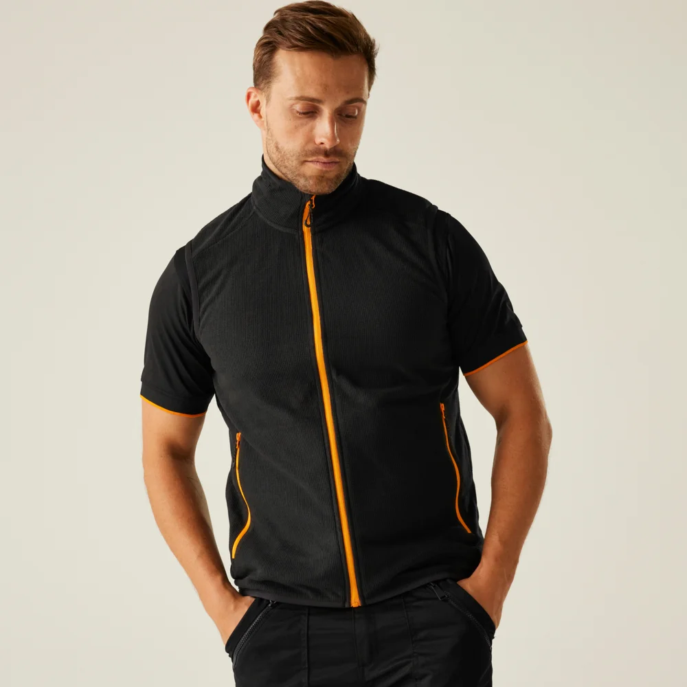 Struktur Fleece Weste "Navigate"
