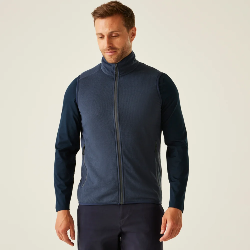 Struktur Fleece Weste "Navigate"