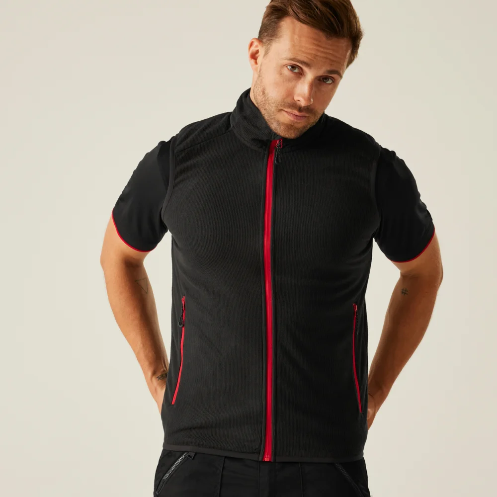 Struktur Fleece Weste "Navigate"