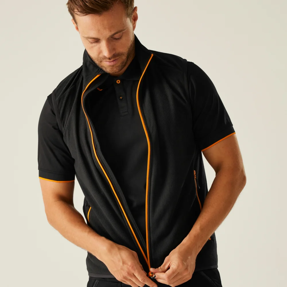 Struktur Fleece Weste "Navigate"