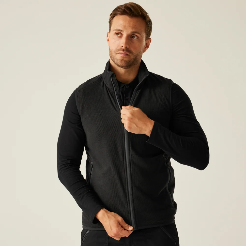 Struktur Fleece Weste "Navigate"
