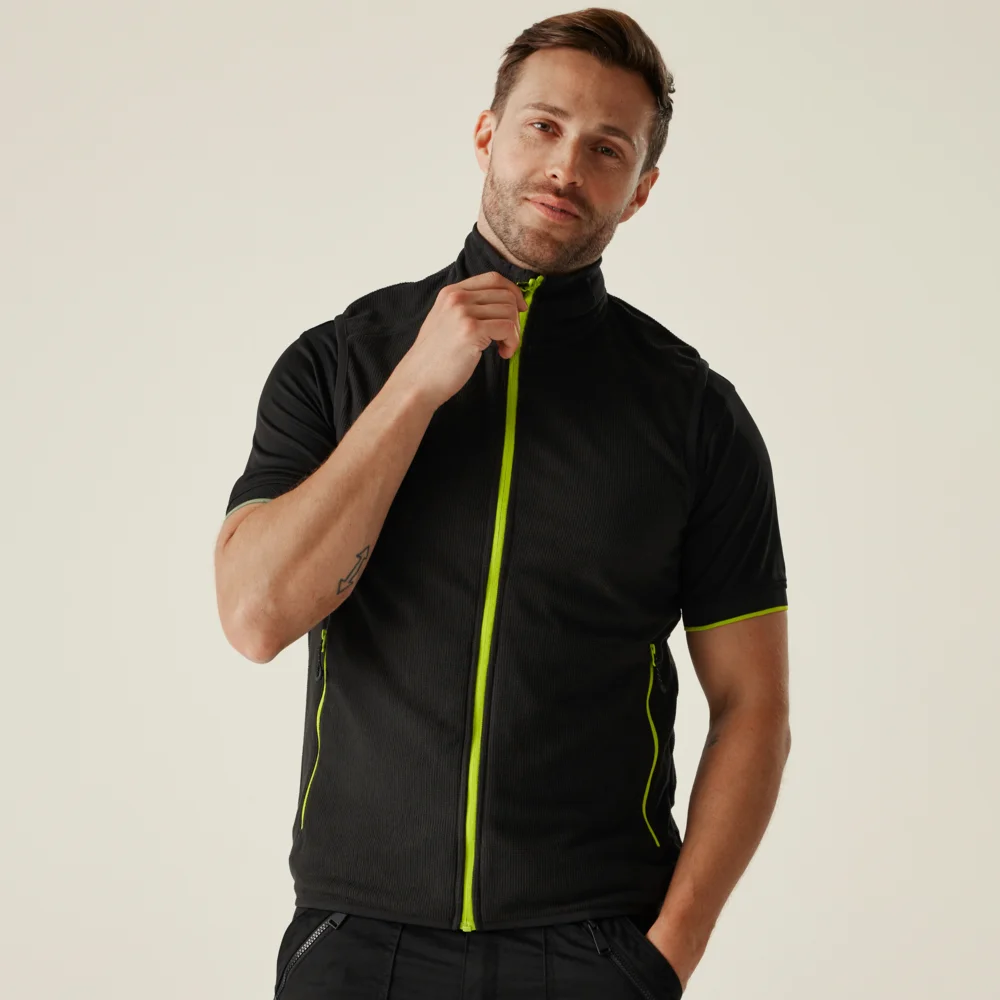 Struktur Fleece Weste "Navigate"